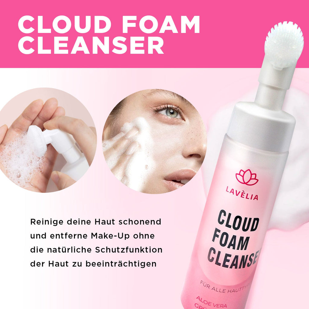 CLOUD FOAM CLEANSER - zarter Reinigungsschaum und sanfte Gesichtsreinigung - LAVÈLIA BEAUTY - Gesichtsreiniger