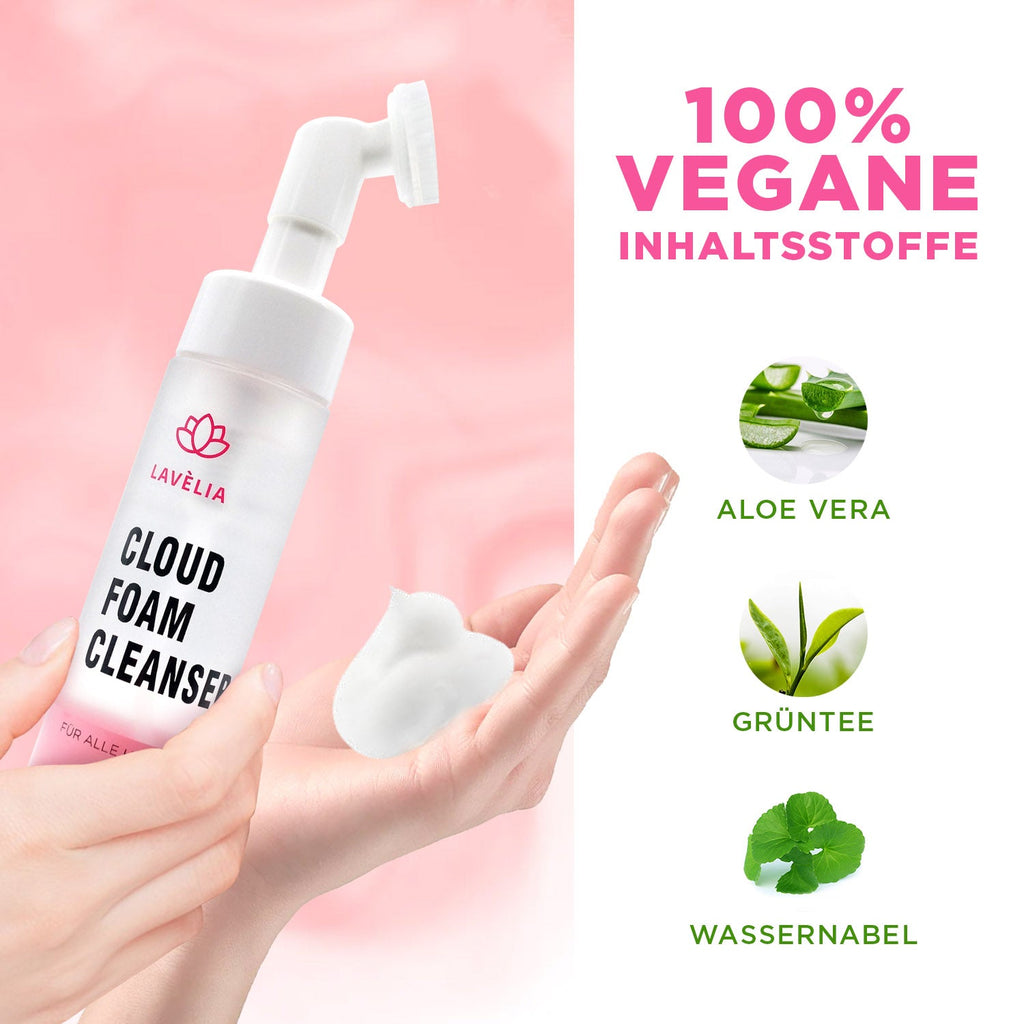 CLOUD FOAM CLEANSER - zarter Reinigungsschaum und sanfte Gesichtsreinigung - LAVÈLIA BEAUTY - Gesichtsreiniger