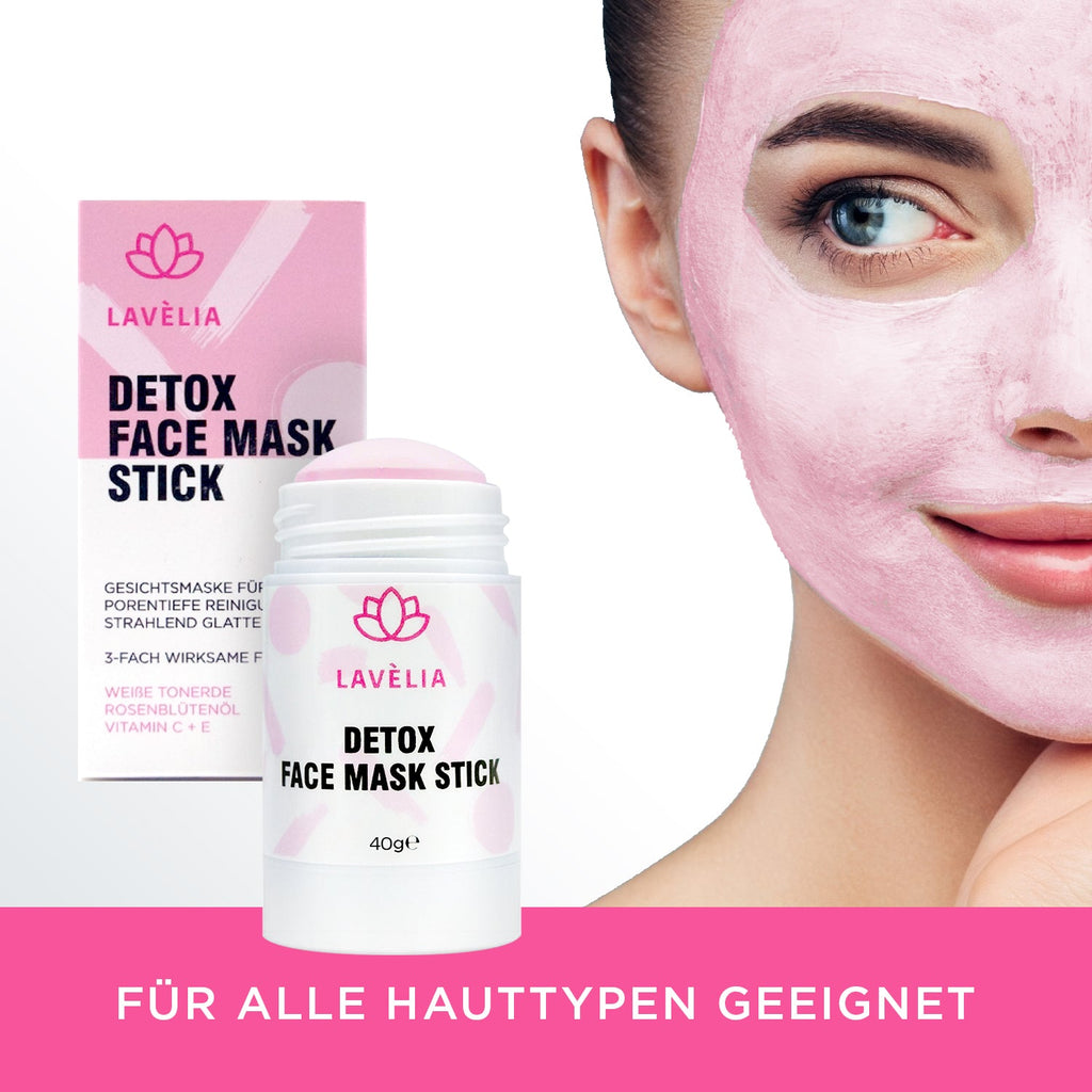 DETOX FACE MASK STICK - Gesichtsmaske für porentiefe Reinigung - LAVÈLIA BEAUTY - Gesichtsmaske