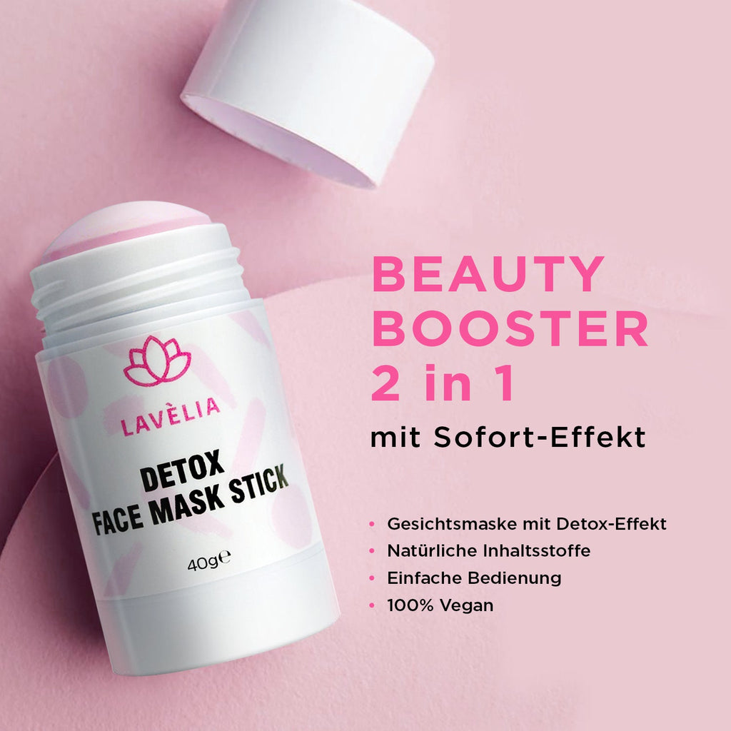 DETOX FACE MASK STICK - Gesichtsmaske für porentiefe Reinigung - LAVÈLIA BEAUTY - Gesichtsmaske